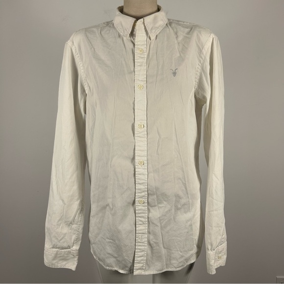 ❤️ ALLSAINTS Men's White Button-Down Shirt M - Picture 3 of 10